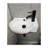 Turkuaz Seramik Mini Köşe Lavabo 28 x 45 cm