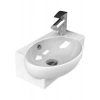 Turkuaz Seramik Mini Köşe Lavabo 28 x 45 cm
