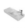 Turkuaz Seramik Sharp 80X35 cm Etajerli Lavabo