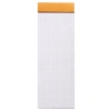 Turuncu Kareli Bloknot, 74x210 mm