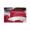 Turuncu Renkli Hazneli Mama ve Su Kabı Seti - 500 ml