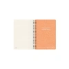 Turuncu Renkli Spiralli Defter 17x24 cm Çizgili