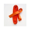 Turuncu Saten Kurdele, 1 cm Genişlik, 10 Metre Uzunluk
