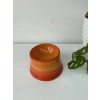 Turuncu Seramik Kedi ve Köpek Mama Su Kabı - Colorful Moon Bowl