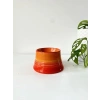 Turuncu Seramik Kedi ve Köpek Mama Su Kabı - Colorful Moon Bowl