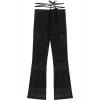 Twist Dantel Görünümlü Flare Fit Pantolon