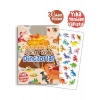 Uçan Kitap Tükenmeyen Jöle Sticker Kitabı - Dinozorlar