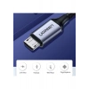 Ugreen Micro USB Örgülü Data ve Şarj Kablosu Beyaz 1 Metre