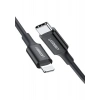UGREEN Type-C to Lightning 3A PD MFi Sertifikalı Hızlı Şarj Kablosu, 1 Metre, Siyah, 60751
