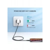UGREEN Type-C to Lightning 3A PD MFi Sertifikalı Hızlı Şarj Kablosu, 1 Metre, Siyah, 60751