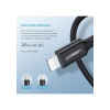 UGREEN Type-C to Lightning 3A PD MFi Sertifikalı Hızlı Şarj Kablosu, 1 Metre, Siyah, 60751