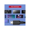 Ugreen USB-A - Micro USB Kablo, Nikel Kaplama, Siyah, 1.5 Metre, 60137