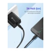 Ugreen USB-A - Micro USB Kablo, Nikel Kaplama, Siyah, 1.5 Metre, 60137