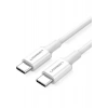 UGREEN USB-C 100W 5A QC PD Hızlı Şarj Kablosu, 2 m, Beyaz, 60552