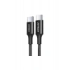 Ugreen Usb-C 100W 5A Qc Pd Örgülü Hızlı Şarj Kablosu, 1 Metre, Siyah, 65249
