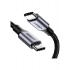 Ugreen Usb-C 100W 5A Qc Pd Örgülü Hızlı Şarj Kablosu, 3 Metre, Siyah - 90120