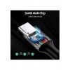Ugreen Usb-C 100W 5A Qc Pd Örgülü Hızlı Şarj Kablosu, 3 Metre, Siyah - 90120