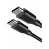UGREEN USB-C 60W 3A QC PD Hızlı Şarj Kablosu, 0,5 Metre, Siyah, 50996
