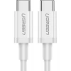 UGREEN USB-C 60W 3A QC PD Hızlı Şarj Kablosu, 1 m, Beyaz, 60518