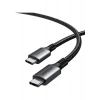 Ugreen Usb-C 60W 3A Qc Pd Örgülü Hızlı Şarj Kablosu, 1 Metre, Siyah, 15373