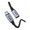 UGREEN USB-C Erkek - Dişi Gen2 5A Örgülü Kablo 0.5 m, Siyah, 80810
