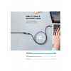 UGREEN USB-C Erkek - Dişi Gen2 5A Örgülü Kablo 0.5 m, Siyah, 80810