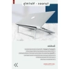 Ultra Hafif Katlanabilir Metal Laptop Standı