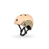Unisex Çocuk Kaskı - Leopar Desenli Güvenlik Kaskı, XXS-S
