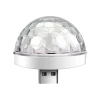 USB Girişli Led Disko Topu, Renkli Işık Efekti