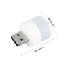 USB Led Küçük Beyaz Işık Lamba - Enerji Tasarruflu