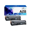Uyumlu Toner Kartuşu, 2li Paket, Siyah
