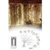 Uzaktan Kumandalı LED Perde Işığı - 3x3 Metre