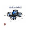 Uzaktan Kumandalı Mini Drone, 360° Dönüş ve Işıklı
