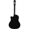 Valencia VC104TCBK Siyah Cutaway Klasik Gitar 4/4 (Sap Çelik+Kılıf)