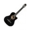 Valencia VC104TCBK Siyah Cutaway Klasik Gitar 4/4 (Sap Çelik+Kılıf)