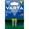 VARTA 550mAh AAA Şarj Edilebilir 2li Pil