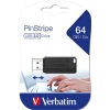 Verbatim PinStripe 64GB USB 2.0 Çek-İt Kızak Özellikli Flash Bellek - 49065