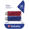 Verbatim Slider 2 li USB Paketi (32GBX2) Flash Bellek - 49327