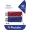 Verbatim Slider 2 li USB Paketi (32GBX2) Flash Bellek - 49327