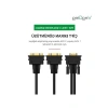 VGA Çoklayıcı Splitter Y Kablo, 2 VGA Çıkışı ile