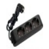 Viko Multi-Led Siyah 3lü Priz Kablolu 2 m 90133302