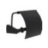 VitrA Base 800 A4408636 Tuvalet Kağıtlığı, Mat Siyah