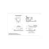 VitrA İntegra Square Rim-Ex Asma Klozet - 7082L003-0090 - Vitra İntegra Square Klozet Kapağı 191-003-009