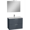 VitrA Mia 75100 Banyo Dolabı Seti Çekmeceli 80 cm Antrasit