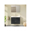VitrA Mia 75100 Banyo Dolabı Seti Çekmeceli 80 cm Antrasit