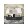 VitrA Mia 75100 Banyo Dolabı Seti Çekmeceli 80 cm Antrasit
