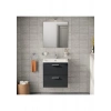 VitrA Mia 75102 Banyo Dolabı Seti Çekmeceli 60 cm Antrasit