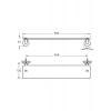 VitrA Minimax A44776 Etajer, Krom