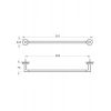 VitrA Minimax A44784 Uzun Havluluk, Krom