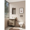 VitrA Minimax A44788 Kapaklı Tuvalet Kağıtlığı, Krom